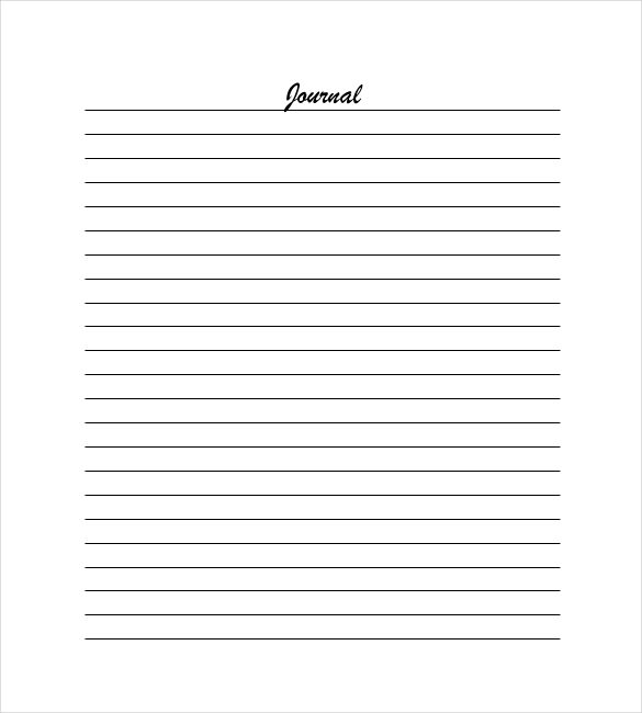 13 Lined Paper Templates DOC PDF Excel