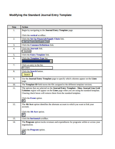 15 Journal Entry Templates In PDF XLS Journal Entry Cover Sheet Template