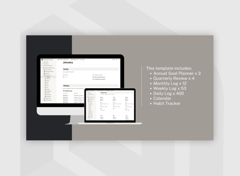 20 Notion Bullet Journal Templates 2023 Time To Get Organized 