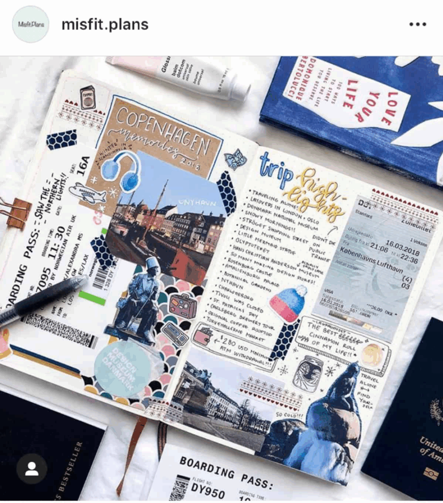 20 Travel Bullet Journal Spreads That Will Inspire You To See The World 
