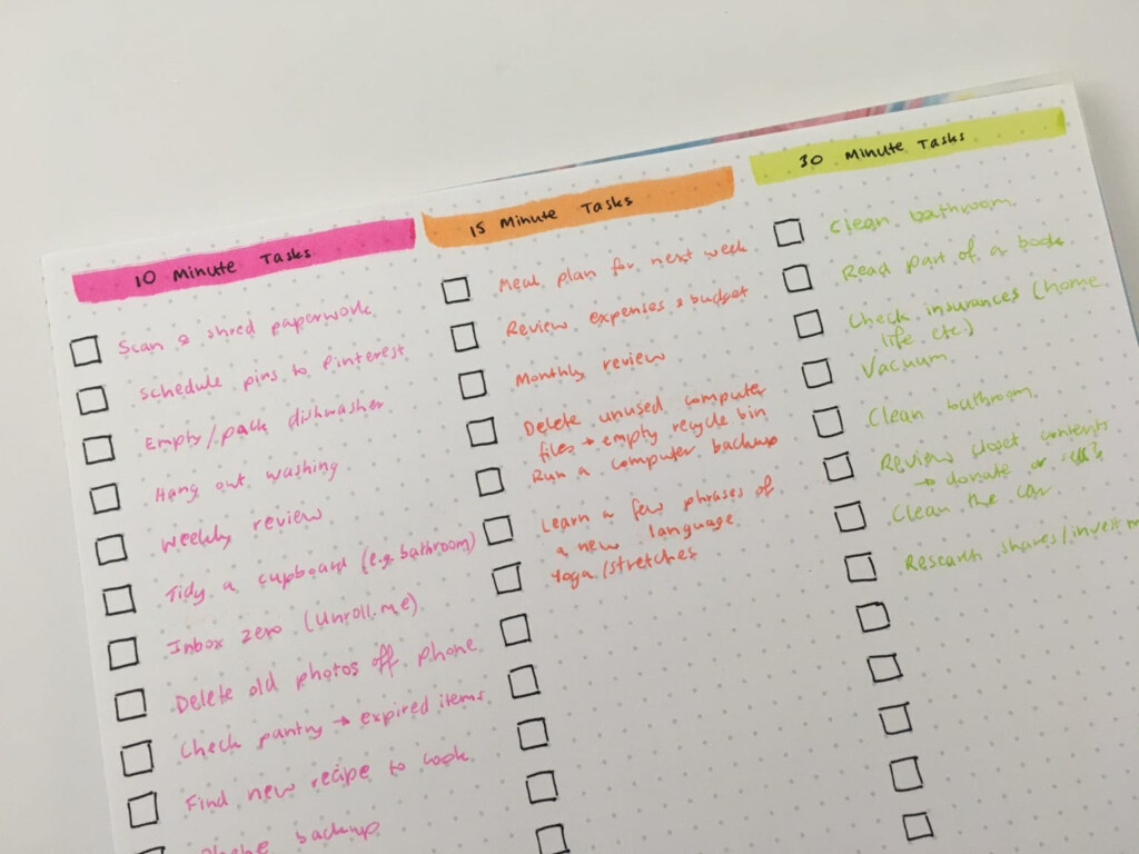 25 Ideas For Your Bullet Journal To Do List Spreads All About Planners