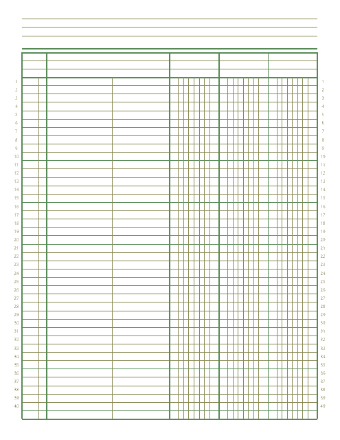3 Column Ledger Paper Download Printable PDF Templateroller