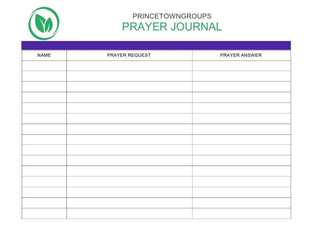 49 Prayer Journal Templates Kids Adults TemplateLab
