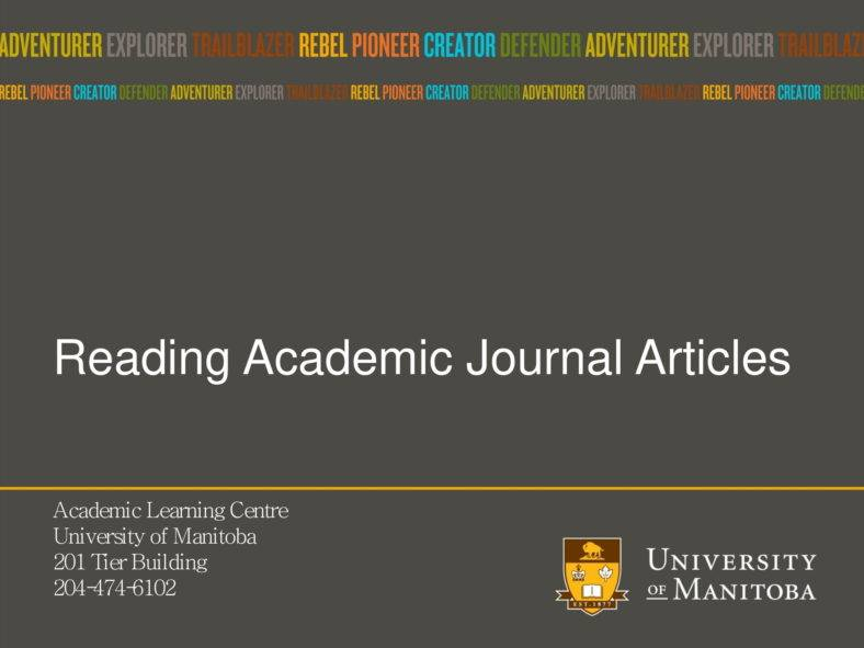 6 Academic Journal Templates PDF