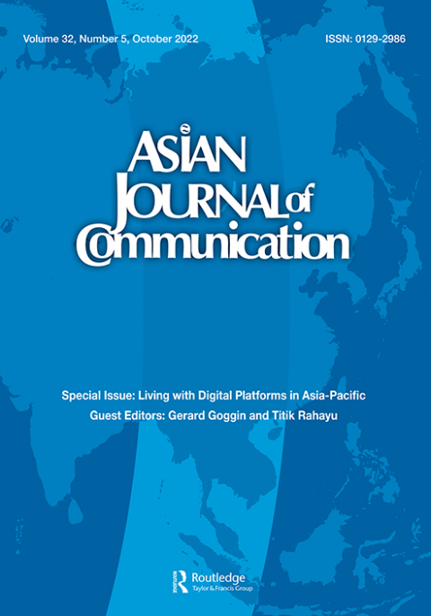 About The Asian Journal Of Communication Asian Media Information And 