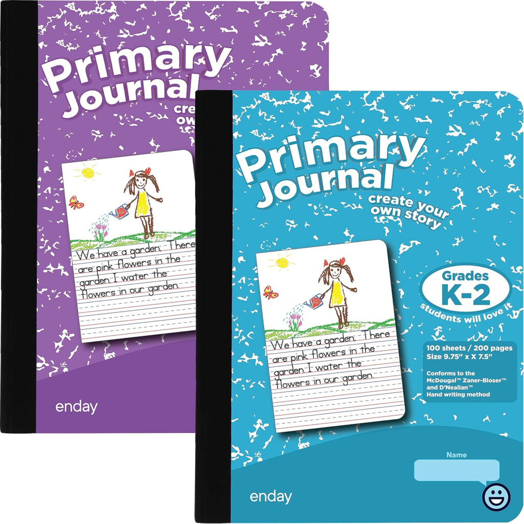 Amazon Enday Primary Journal Grades K 2 Primary Writing Journal 