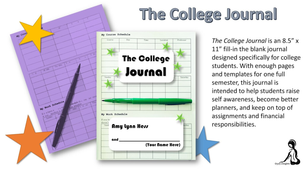 Amy Lynn Hess The College Journal Ideas For Your Special Tracker