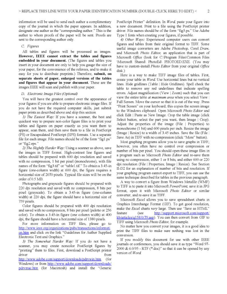Appendix D File Template For A Double column Paper Creating Research 