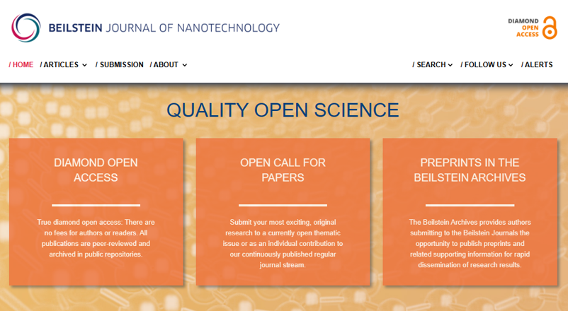 Beilstein Journal Of Nanotechnology 