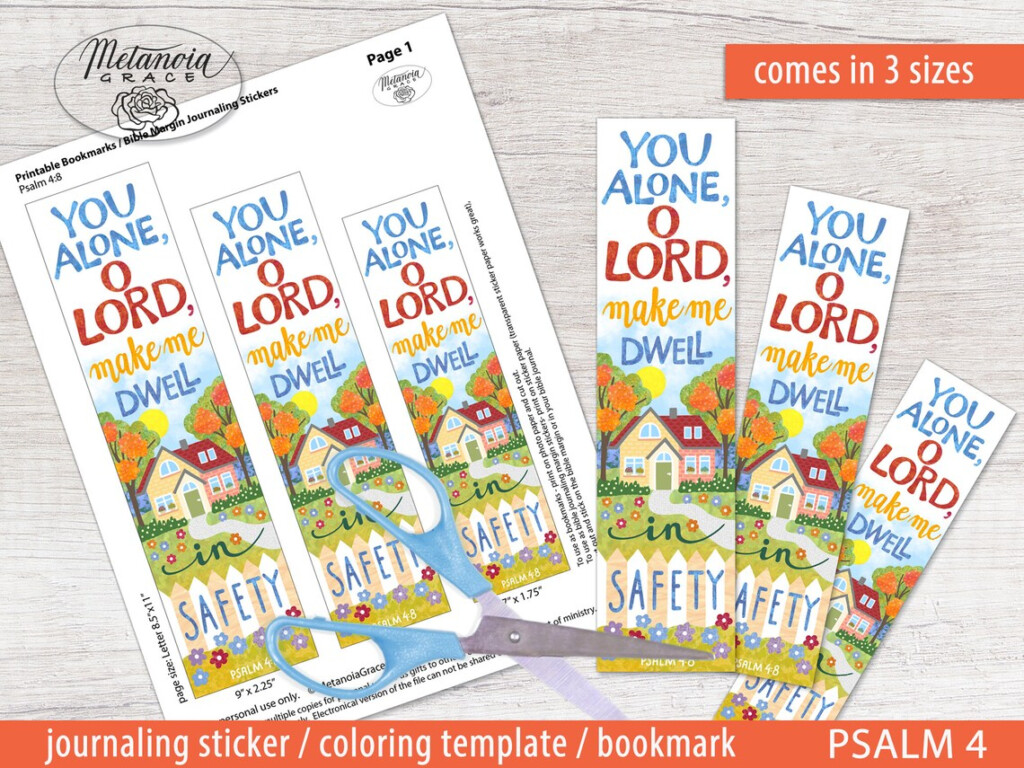 Bible Journaling Margin Template Bible Traceable Printable Etsy