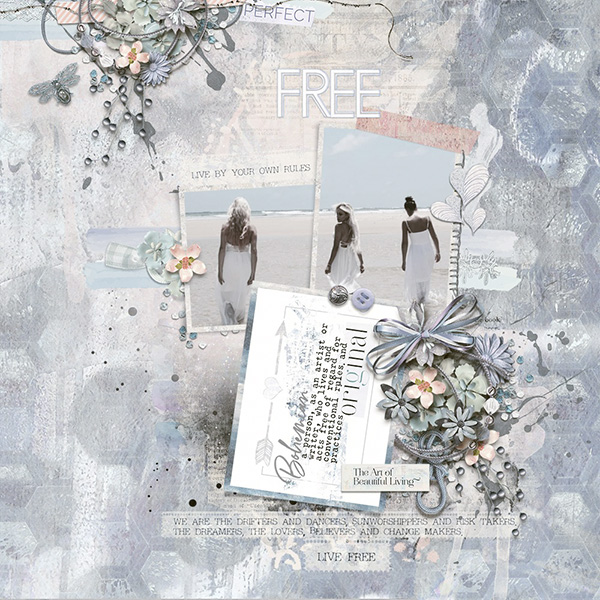 Bohemian Bliss Collection By Veronica Spriggs Subtle Background Paper 