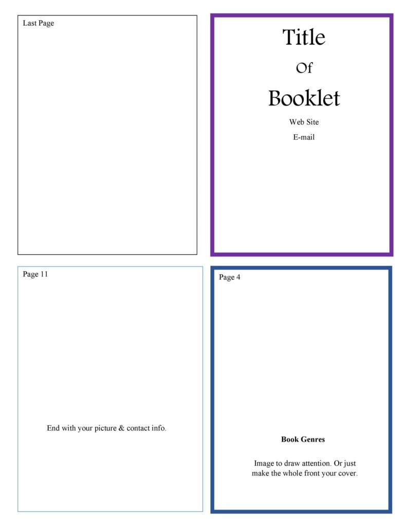 Booklet Template Artofit