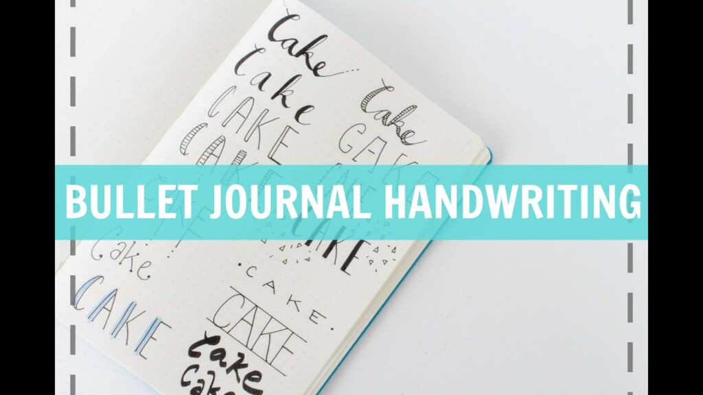 BULLET JOURNAL HANDWRITING Quick Easy YouTube