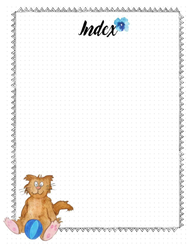 Bullet Journal Index How To Set It Up And How To Use It