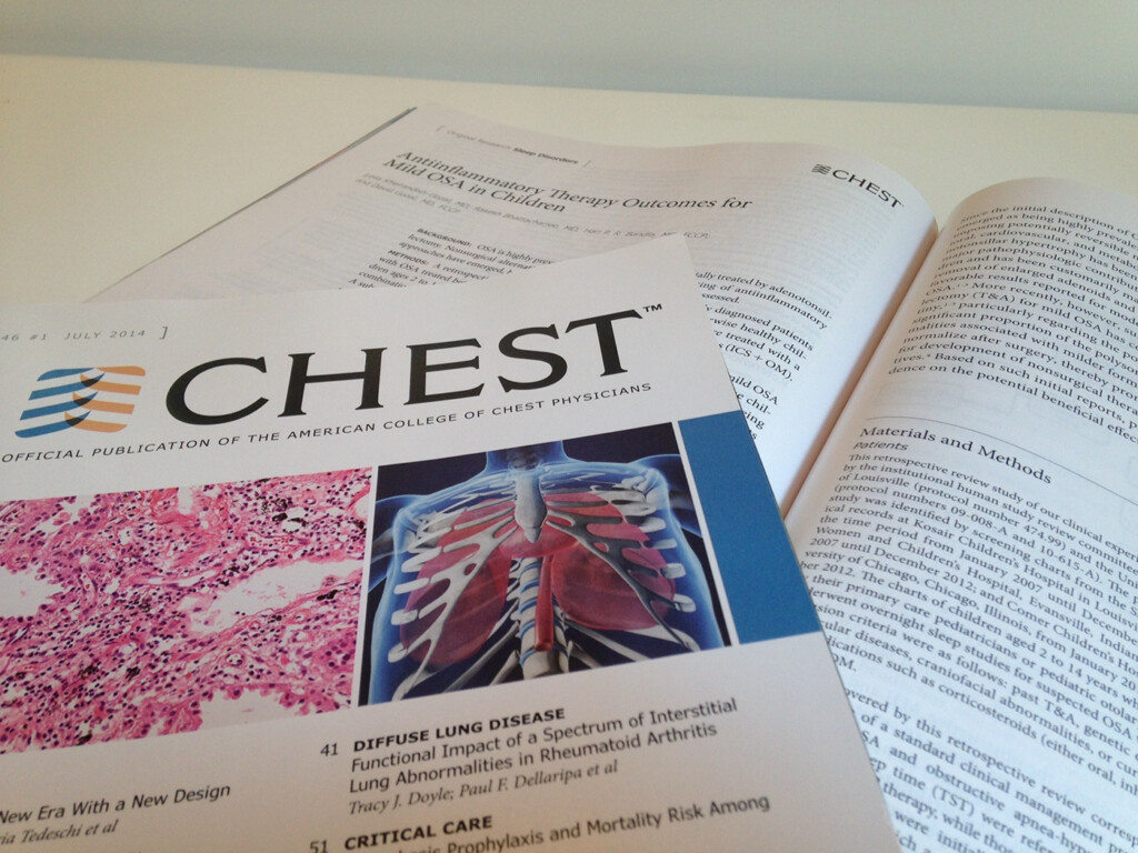 CHEST Journal Redesign On Behance