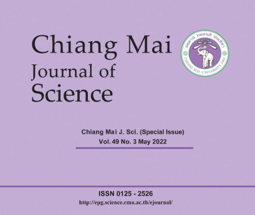  Chiang Mai Journal Of Science LATEST ISSUE Vol 49 No 3 