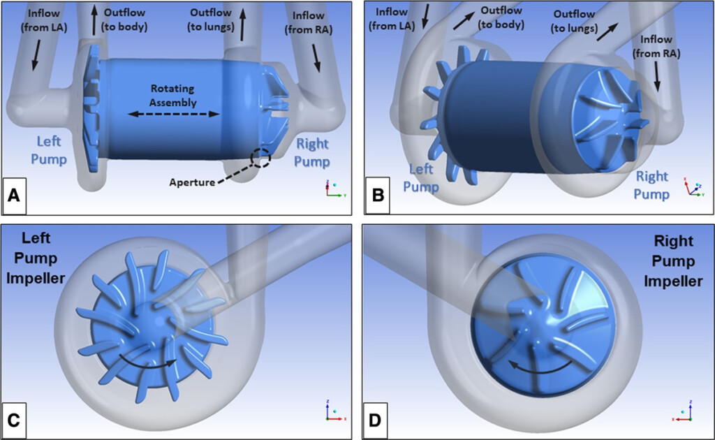 Computational Fluid Dynamics Model Of Continuous Flow Total ASAIO 