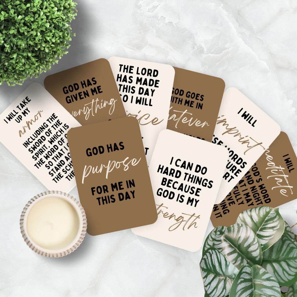 Digital Christian Journal Template Memory Verse Cards Bible Notebook 