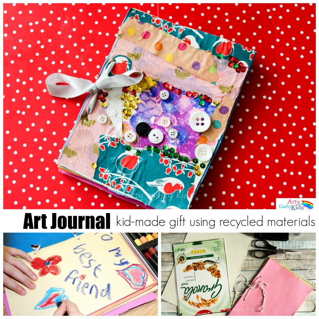 Easy DIY Art Journal Arty Crafty Kids