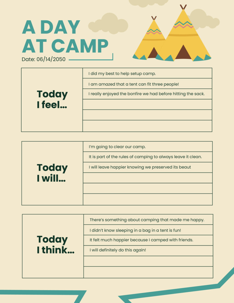 Editable Diary Templates In Word To Download