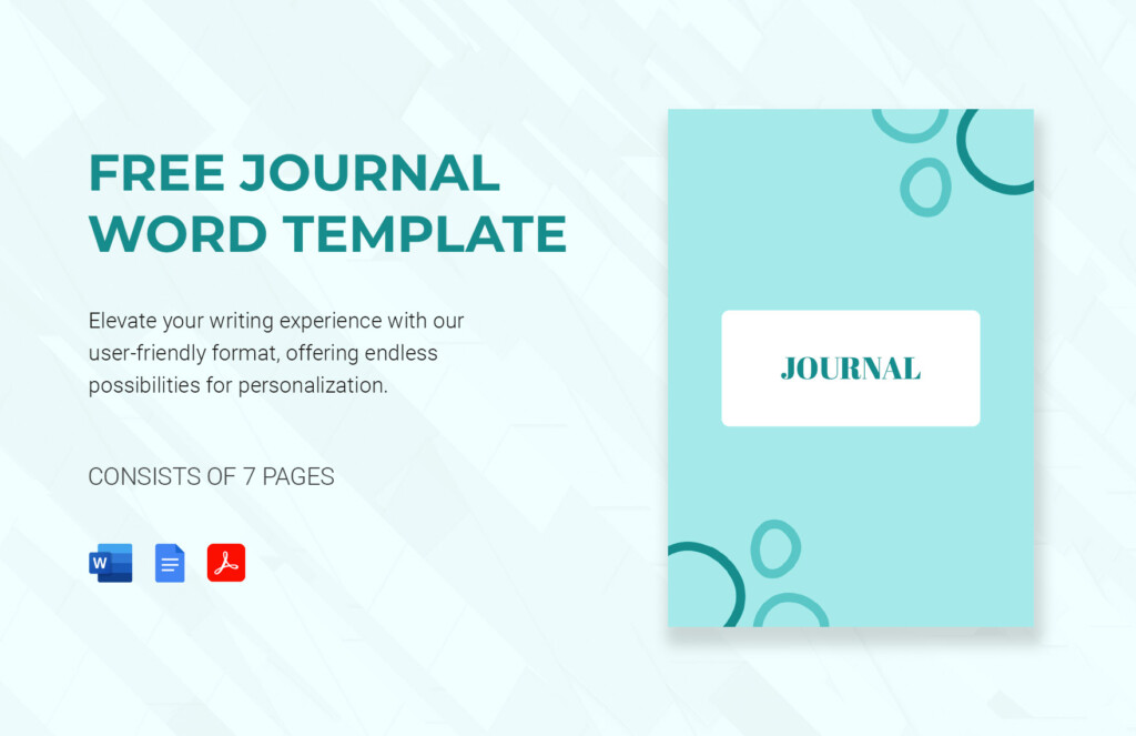 Editable Journal Templates In Word To Download