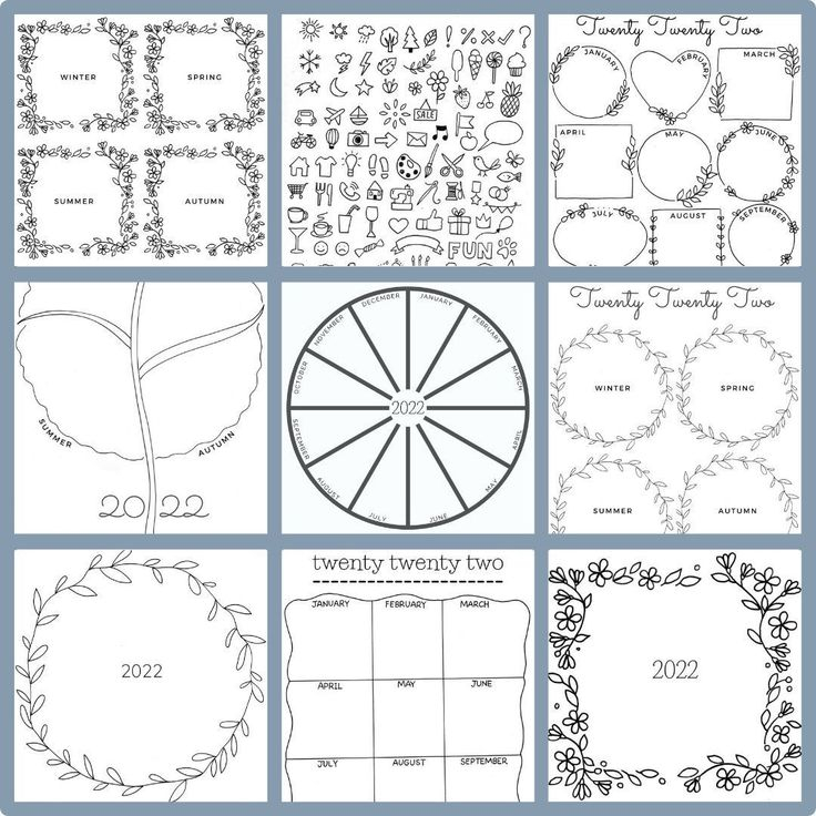 Embroidery Journal Hand Embroidery Templates Embroidery Template 