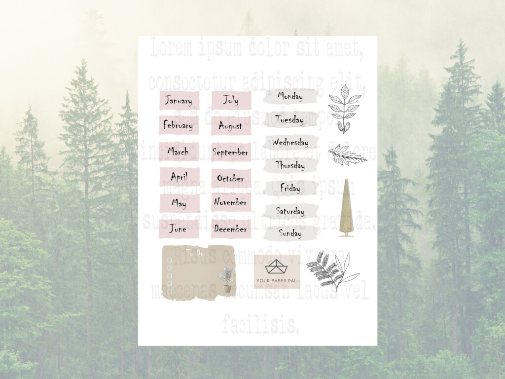 Forest Journal Kit Etsy Canada
