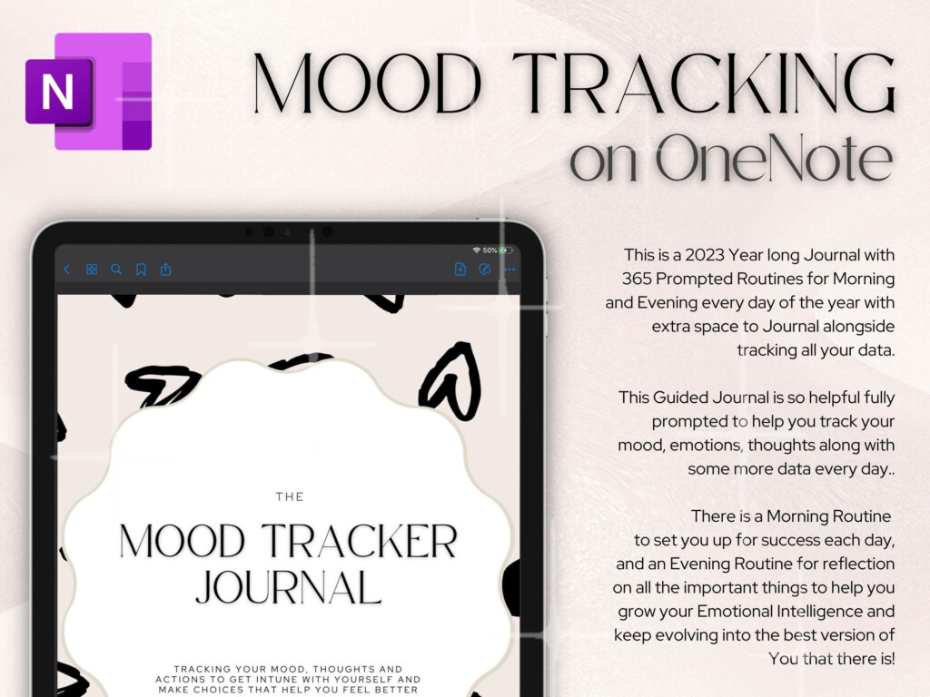 FOUR JOURNALS Bundle For ONENOTE Onenote Journal Templates Digital 