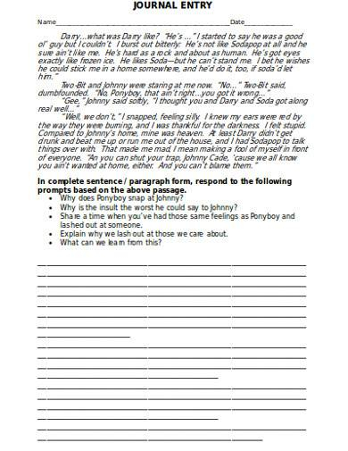 FREE 10 Journal Entry Template For Students In MS Word PDF