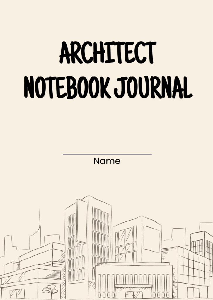 Free Architect Notebook Journals Template To Edit Online