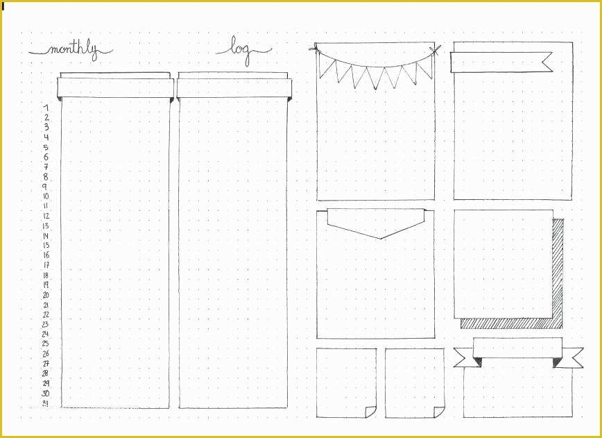 Free Bullet Journal Templates