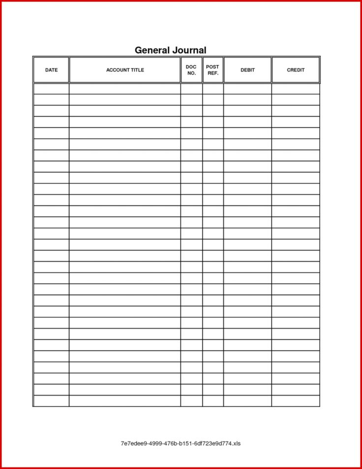 Free Journal Entry Template Printable Templates