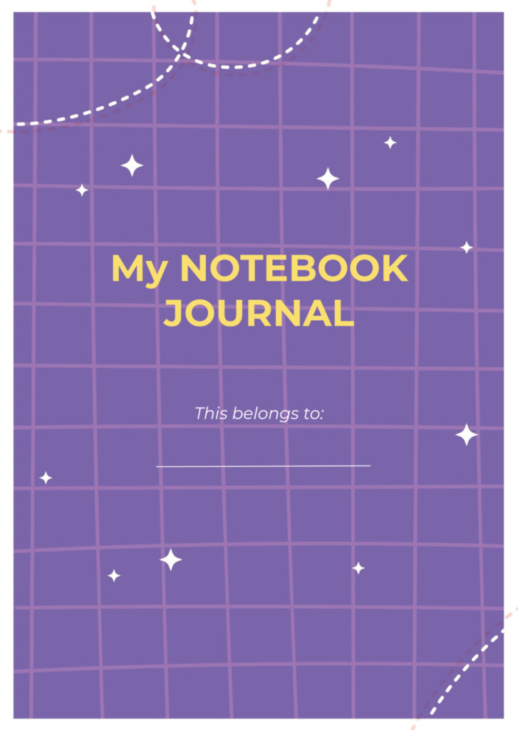 Free Lined Notebook Journals Template To Edit Online