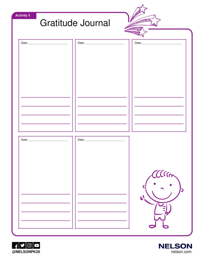 Free Printable Gratitude Journal Templates PDF Word 