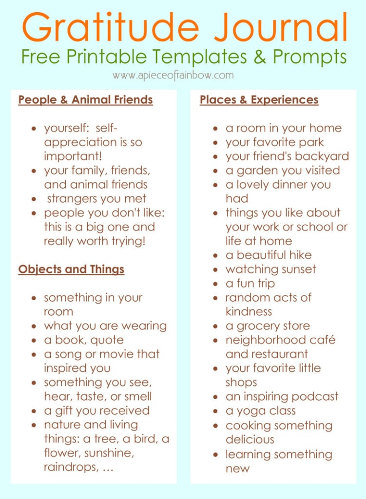 Free Printable Gratitude Journal Templates Prompts Artofit