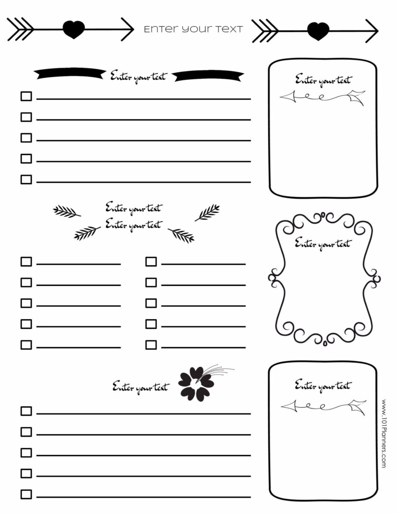 Free Printable Journal Sheets