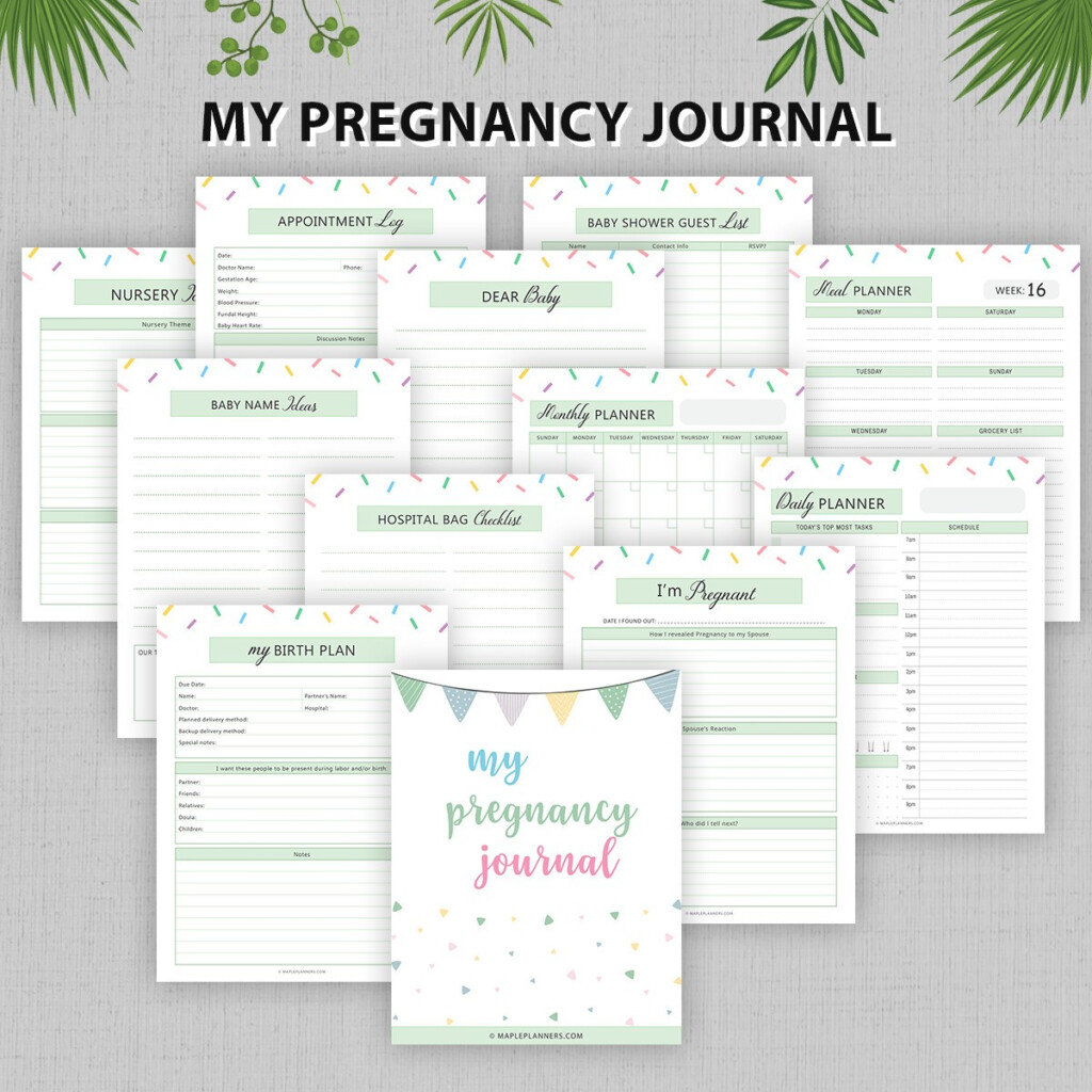 Free Printable Pregnancy Journal
