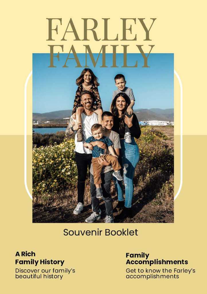 Free Souvenir Book Template Printable Templates