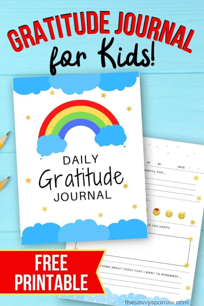 Gratitude Journal Printable Printable Free Templates