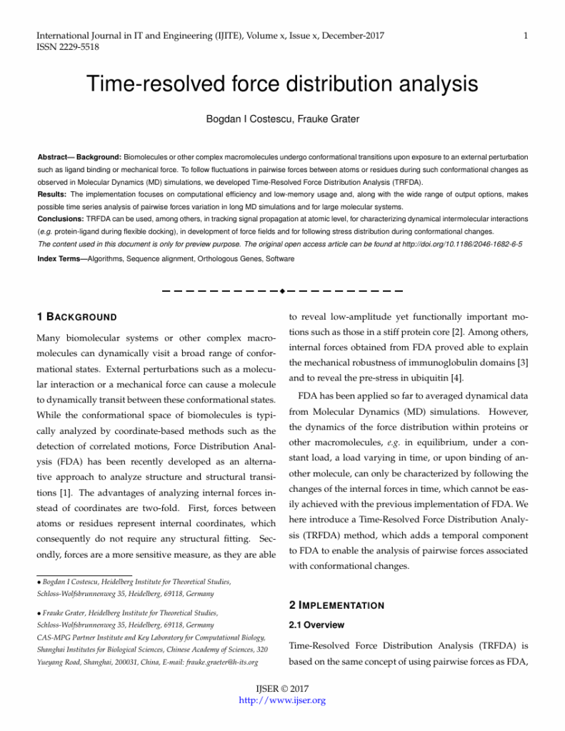 IJSER Publishing International Journal Of Scientific Engineering 