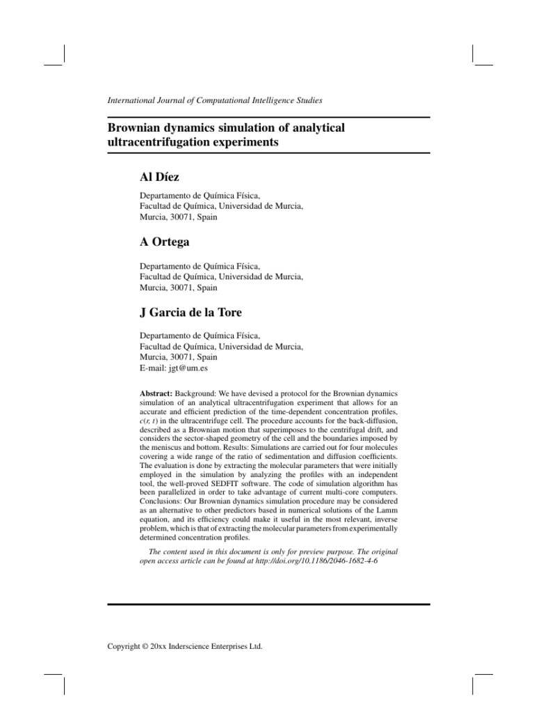 International Journal Of Computational Intelligence Studies Template 
