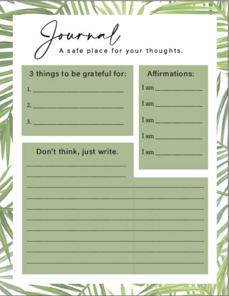Journal Entries Template