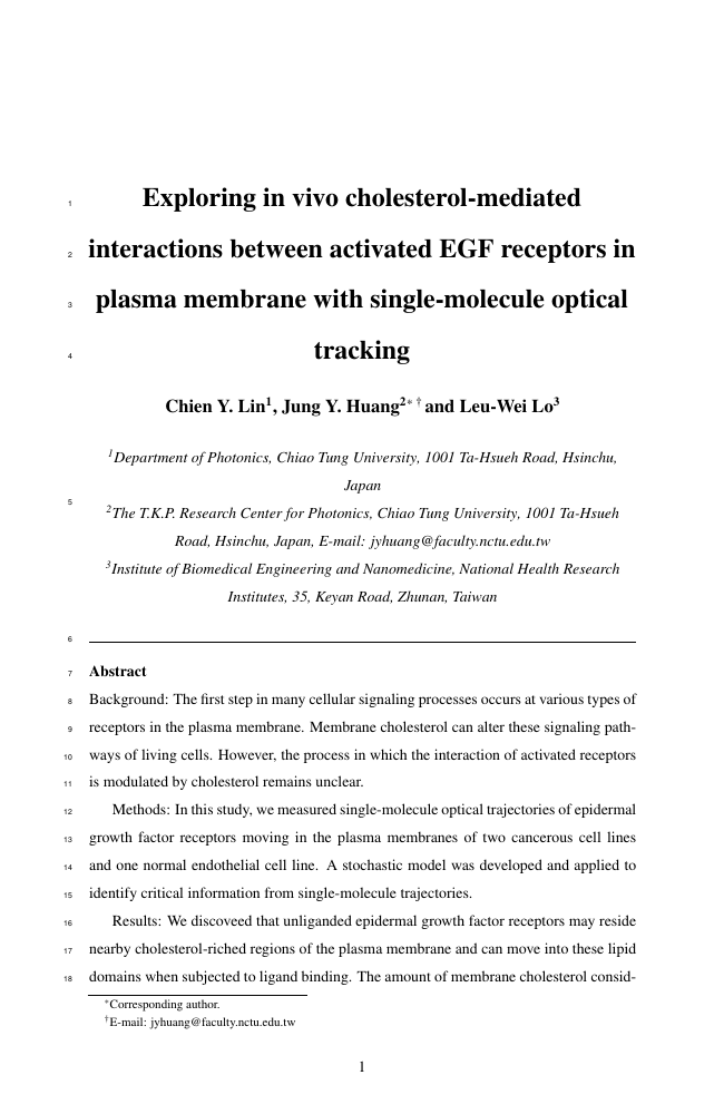 Journal Of Ecology Template Wiley