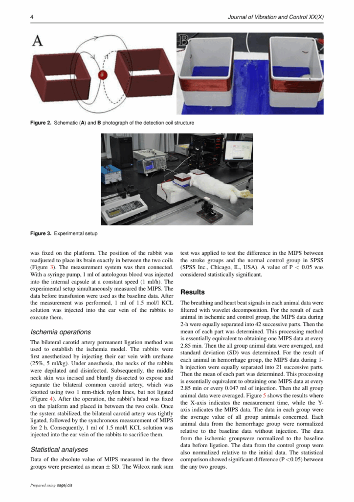 Journal Of Vibration And Control Template SAGE