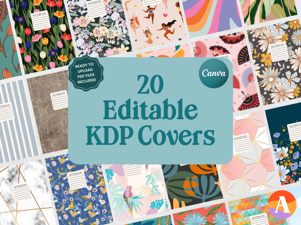 Kdp Book Cover Template For Canva