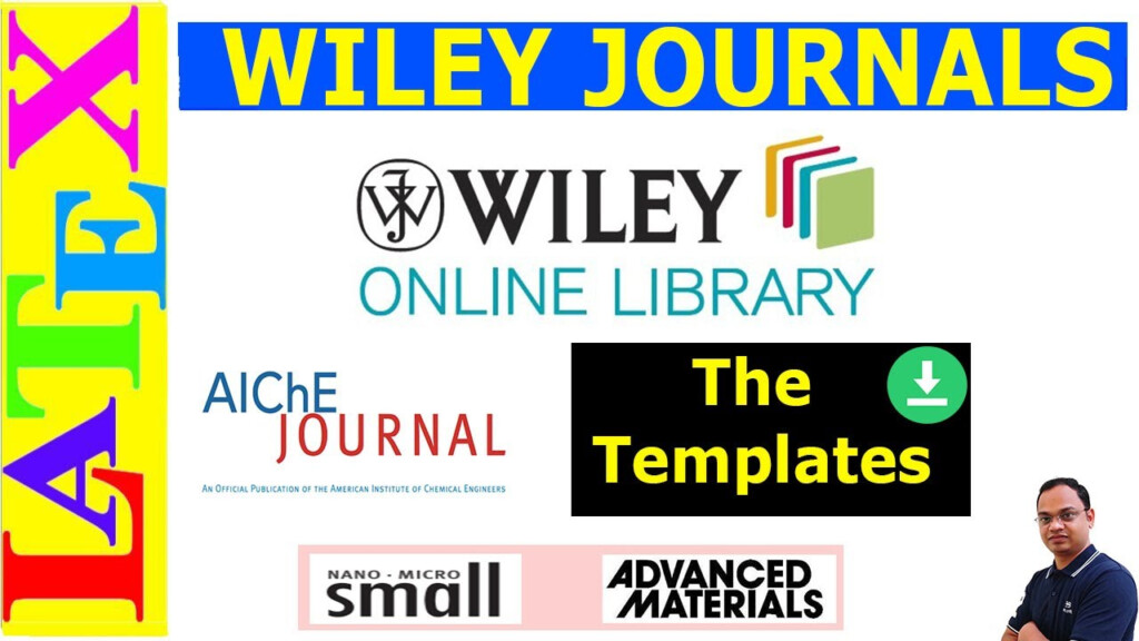 LaTeX Template For Wiley Journals AIChE J Small Advanced 