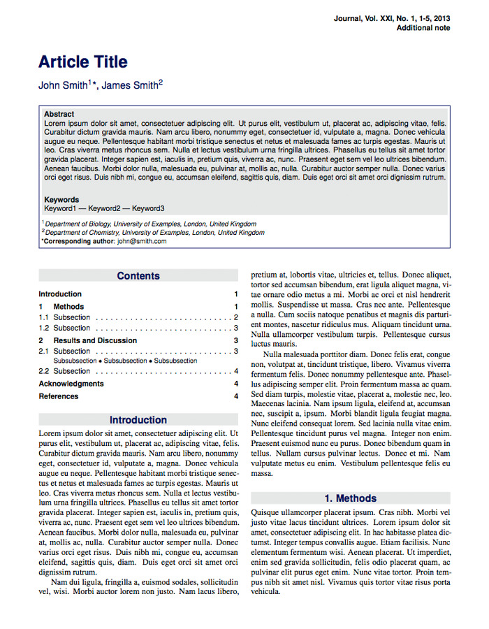 Latex Template Technical Report Business Design Layout Templates