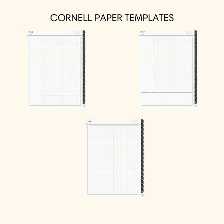 Notability Bullet Journal Template For Students Note taking Yaayplanners
