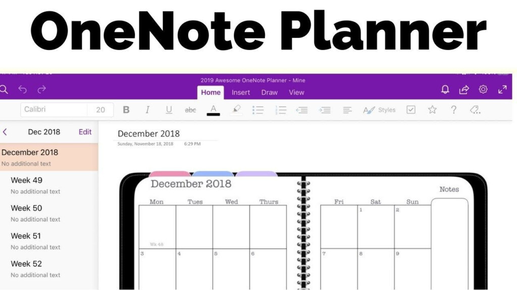 Onenote Daily Planner Template Understand The Background Of Onenote 