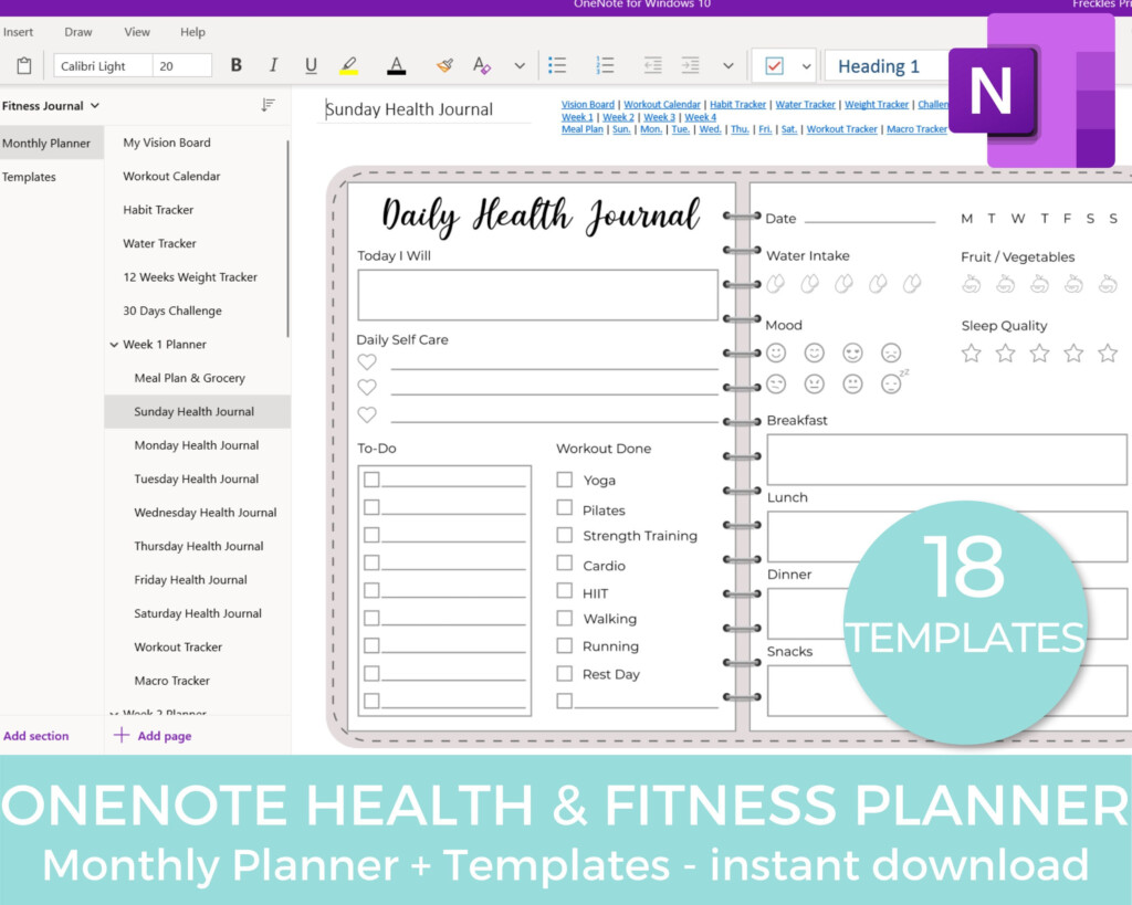 Onenote Journal Template Printable Templates Vrogue co